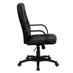 Flash Furniture Holly High Back Black Glove Vinyl Executive Swivel Office Chair With Arms -Flash Furniture Sales Store GUEST f4a48ecf a4bd 45ac 8514 024f8c5aea17