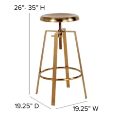 Flash Furniture Toledo Industrial Style Barstool With Swivel Lift Adjustable Height Seat 14 Flash Furniture Toledo Industrial Style Barstool With Swivel Lift Adjustable Height Seat -Flash Furniture Sales Store GUEST f53d317b 69dc 4304 b517 046b4ba7c87b