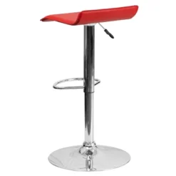 Flash Furniture Contemporary Vinyl Adjustable Height Barstool With Solid Wave Seat And Chrome Base -Flash Furniture Sales Store GUEST f5ac1f93 9939 4901 a81b 65311aeea6a3