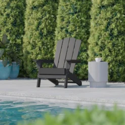 Flash Furniture Newport Adirondack Chair With Cup Holder, Weather Resistant HDPE Adirondack Chair -Flash Furniture Sales Store GUEST f5d7e89b b18c 4d41 a9bf 3ae48edb16e2