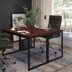 Flash Furniture Tiverton Industrial Modern Desk - Commercial Grade Office Computer Desk And Home Office Desk - 47" Long -Flash Furniture Sales Store GUEST f6c6b9c9 c429 4ebf 8581 881c91b2e3c1