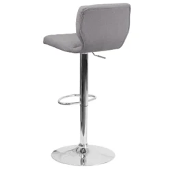 Flash Furniture Contemporary Vinyl Adjustable Height Barstool With Vertical Stitch Back And Chrome Base -Flash Furniture Sales Store GUEST f7040edf 1246 4a91 ba49 bbe078749e4c