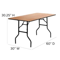 Flash Furniture 5-Foot Rectangular Wood Folding Banquet Table With Clear Coated Finished Top 10 Flash Furniture 5-Foot Rectangular Wood Folding Banquet Table With Clear Coated Finished Top -Flash Furniture Sales Store GUEST f9d9d1bd c147 4e9f 92e0 3ea56671b2d8