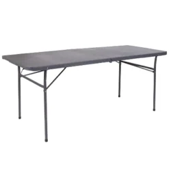 Flash Furniture 6-Foot Bi-Fold Plastic Banquet And Event Folding Table With Carrying Handle -Flash Furniture Sales Store GUEST fa683777 0155 44d1 8901 c4007144a420
