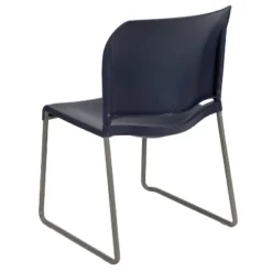 Flash Furniture HERCULES Series 880 Lb. Capacity Navy Full Back Contoured Stack Chair With Gray Powder Coated Sled Base -Flash Furniture Sales Store GUEST fa776550 c4a5 4be3 adbe f6178c2243ad