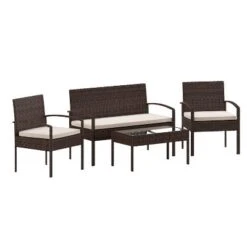 Flash Furniture Aransas Series 4 Piece Patio Set With Steel Frame And Cushions -Flash Furniture Sales Store GUEST fa93c52e 195e 4bbf 9d2e 5a4eadd9a440