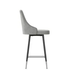 Flash Furniture Commercial Gray LeatherSoft Counter Height Stools With Chrome Accents - 2 Pack -Flash Furniture Sales Store GUEST fb0d202d bf32 4850 a6d3 95f97f65946f