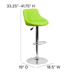 Flash Furniture Contemporary Vinyl Bucket Seat Adjustable Height Barstool With Diamond Pattern Back And Chrome Base 17 Flash Furniture Contemporary Vinyl Bucket Seat Adjustable Height Barstool With Diamond Pattern Back And Chrome Base -Flash Furniture Sales Store GUEST fb8cc128 0ddc 4346 8f80 0a8c321e3efc