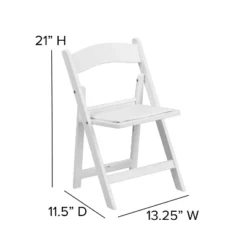 Flash Furniture Kids Folding Chairs With Padded Seats | Set Of 2 White Resin Folding Chair With Vinyl Padded Seat For Kids -Flash Furniture Sales Store GUEST fce8f1f2 9ea5 4387 9b0d 44f5bcb78cc3