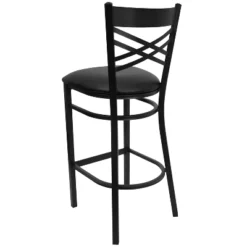 Flash Furniture Black ''X'' Back Metal Restaurant Barstool -Flash Furniture Sales Store GUEST fd2007ea 42cb 4e5e beed c3142620a580