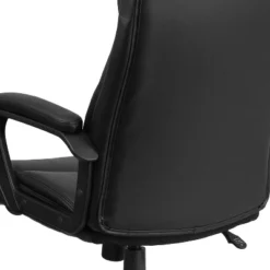 Flash Furniture Raya High Back Black LeatherSoft Executive Swivel Office Chair With Slight Mesh Accent And Arms -Flash Furniture Sales Store GUEST fd51c2f3 2b71 4226 8333 da3d197487d6