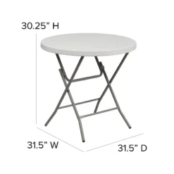 Flash Furniture 2.63-Foot Round Granite White Plastic Folding Table -Flash Furniture Sales Store GUEST fedbe752 f069 456c b31f d8e2c8b56c50