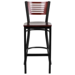 Flash Furniture Black Decorative Slat Back Metal Restaurant Barstool -Flash Furniture Sales Store GUEST ffedda71 1bb5 4740 89fd bce73d0e2d85