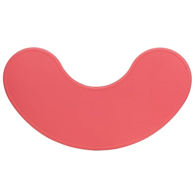 Flash Furniture 35"W X 65"L Half-Moon Plastic Height Adjustable Activity Table 7 Flash Furniture 35"W X 65"L Half-Moon Plastic Height Adjustable Activity Table - Image 7